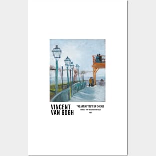 Van Gogh Poster, Terrace And Observation Deck Painting, Museum Exhibition Gift Posters and Art